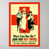 Wat kun je doen? ~ zuster ~ WW1 Poster (Voorkant)