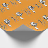 Wat kwam eerst? cadeaupapier (Hoek)