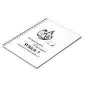 Wat kwam eerst? notitieboek (Linkerzijde)