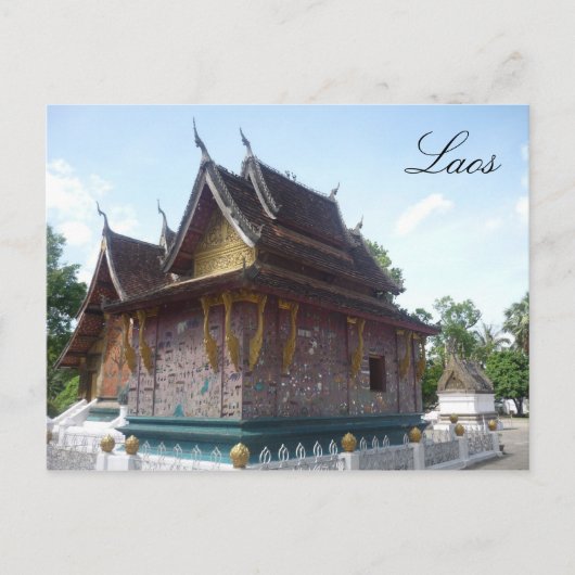 wat laos briefkaart (Voorkant)