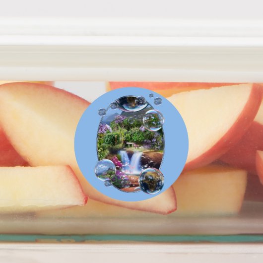 Wat leef ik in een prachtige wereld labels (Aangebracht)