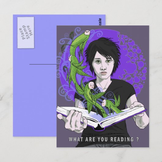 Wat leest u Briefkaart? Briefkaart (Voorkant / Achterkant)