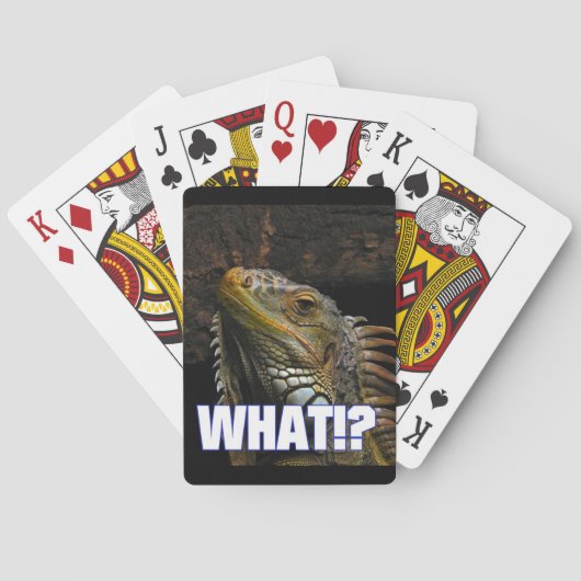 Wat!? Leguaan Pokerkaarten (Achterkant)