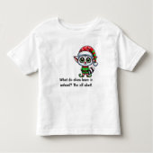 Wat leren elfen op school? kinder shirts (Voorkant)