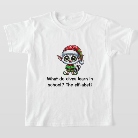 Wat leren elfen op school? t-shirt (Laagn)