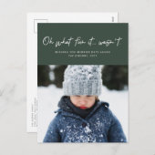 Wat leuk dat het niet een groene grappige foto was feestdagenkaart (Voorkant / Achterkant)