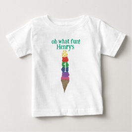 Wat leuk! Gepersonaliseerd ijs voor de eerste verj