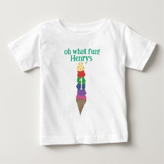 Wat leuk! Gepersonaliseerd ijs voor de eerste verj (Voorkant)