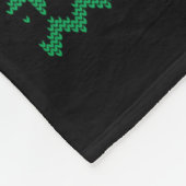 Wat leuk is het om de Snowmobile Ugly Christma te  Fleece Deken (Hoek)