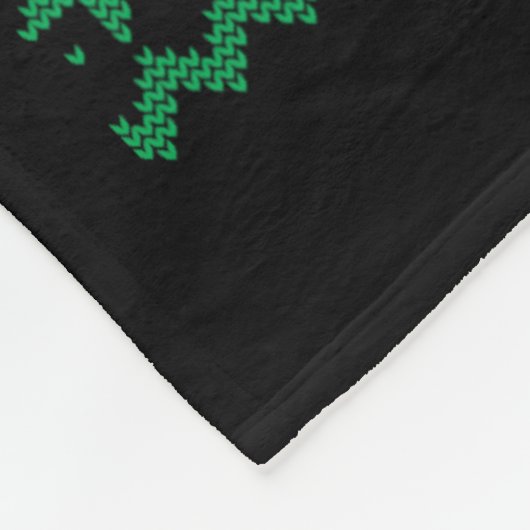 Wat leuk is het om de Snowmobile Ugly Christma te  Fleece Deken (Hoek)