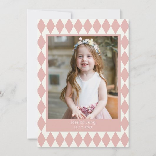 Wat leuk! Kerstkoekje 1e verjaardagsfeestje Kaart (Achterkant)