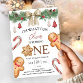 Wat leuk | Kerstkoekjes 1e verjaardag Kaart