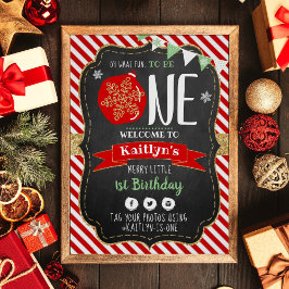 Wat leuk om er eentje te zijn! Eerste Kerstdag Poster