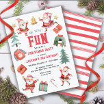 Wat leuk om kerstfeestdag te feestdag kaart<br><div class="desc">Moderne en leuke "Oh, wat leuk" kerstfeestdagen. Met waterverf Santas, schattige lelijke zweet, cadeaus, snoep en kerstbomen. Ideaal voor een kerstfeest van elke wintergelegenheid. Geweldig voor een jongen of meisje! Om meer veranderingen aan te brengen ga deze sjabloon personaliseren. Op de bodem zult u "willen dit ontwerp nog verder aanpassen?...</div>