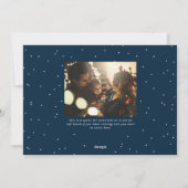 Wat leuk was het niet grappig kerstfoto. feestdagenkaart (Achterkant)