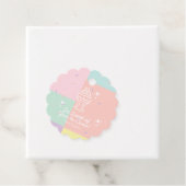 Wat lief van je om te komen! Retro ijs bedankkaart Bedankjes Labels (In situ)