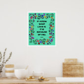 Wat Liefde Is Poster (Keuken)