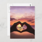 Wat liefde voor mij betekent Briefkaart (Voorkant / Achterkant)