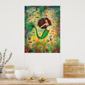 WAT LIES BENEATH Canvas afdrukken Poster (Keuken)