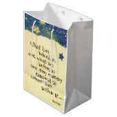 Wat ligt er achter ons... Emerson Quote tekening Medium Cadeauzakje (Voorkant Gekanteld)