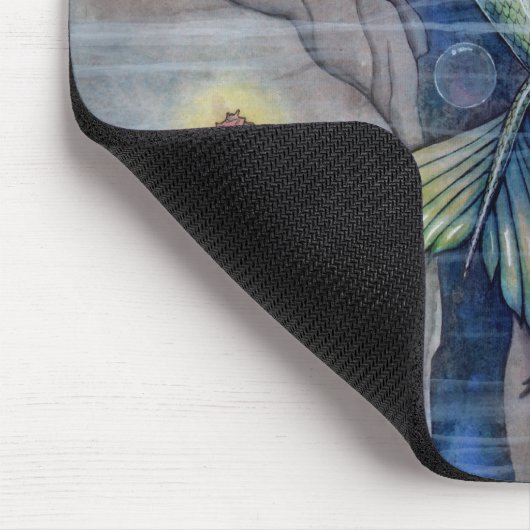 Wat ligt onder de Mermaid Mousepad Muismat (Hoek)