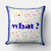 WAT! Logo Worp Kussen (Voorkant)