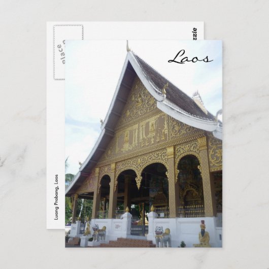 wat luang prabang briefkaart (Voorkant / Achterkant)