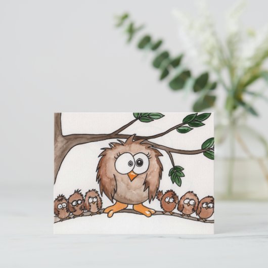 Wat, maak ik me zorgen? briefkaart (Staand voorkant)