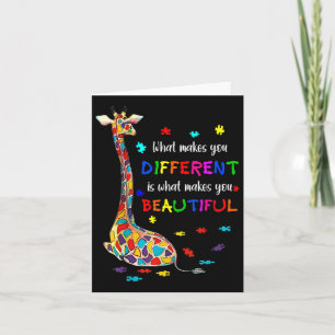 Wat maakt dat je een ander Giraffe mama Autism kin Kaart