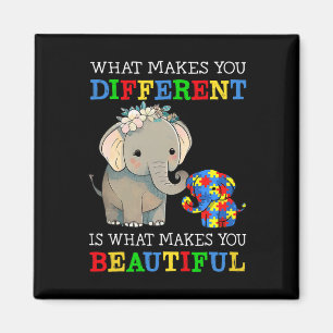 Wat maakt dat je verschillende ellephant mam-autis magneet