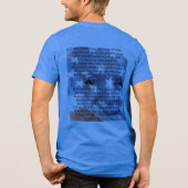 Wat maakt een natie geweldig? Tri-Blend shirt (Achterkant)