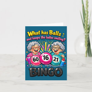 Wat maakt en houdt de dames lachend grappige bingo kaart