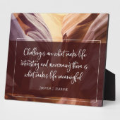 Wat maakt het leven betekenisvol fotoplaat (Zijkant)