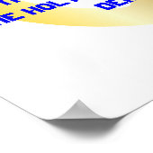 "Wat maakt het verschil?" Gandhi-Cust. Poster (Hoek)