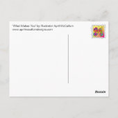 WAT MAAKT JE BRIEFKAART (Achterkant)