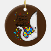 Wat maakt je een ander ellephant mam autisme keramisch ornament (Achterkant)