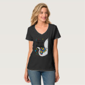 Wat maakt jou anders Olifant Moeder Autisme Kind T-shirt (Voorkant volledig)