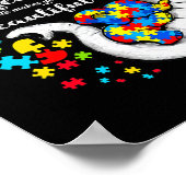 Wat maakt jou tot een ander Autism Child Elephant Poster (Hoek)