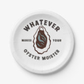 Wat maakt uw oester Moister Grappig SeaFood Papieren Bordje (Voorkant)