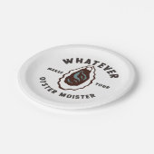 Wat maakt uw oester Moister Grappig SeaFood Papieren Bordje (Gekanteld)