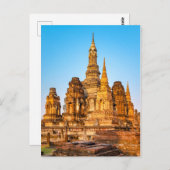 Wat Mahathat Briefkaart (Voorkant / Achterkant)