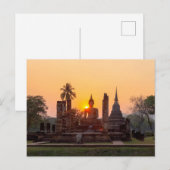 Wat Mahathat Briefkaart (Voorkant / Achterkant)