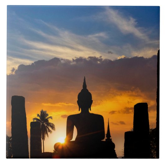 Wat Mahathat Tegeltje (Voorkant)