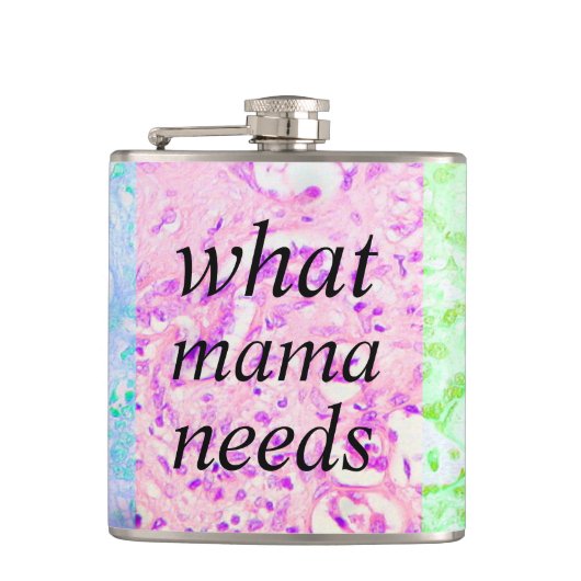 wat mama nodig heeft heupfles (Voorkant)