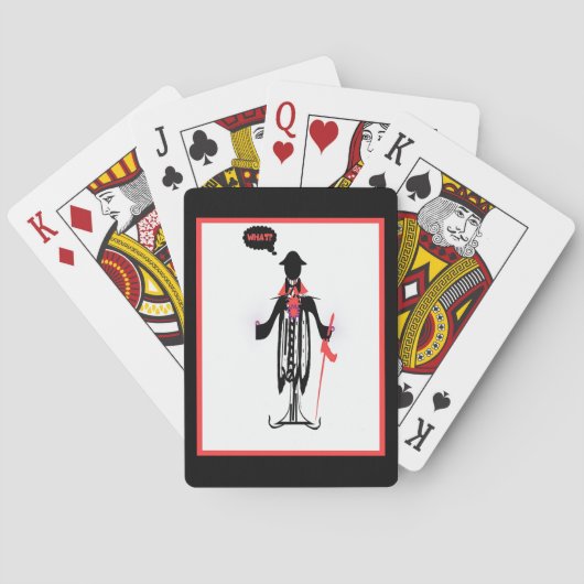 WAT? MAN POKERKAARTEN (Achterkant)