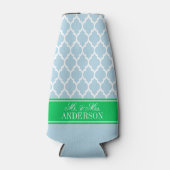 Wat Marokkaanse #4 CB Emerald Naam Wedding Flesjeskoeler (Voorkant)