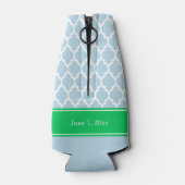 Wat Marokkaanse #4 CB Emerald Naam Wedding Flesjeskoeler (Achterkant)