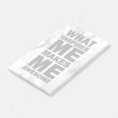 Wat me inspireert maakt me Geweldige Post-it® Notes (Schuin)