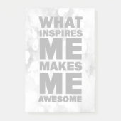 Wat me inspireert maakt me Geweldige Post-it® Notes (Voorkant)