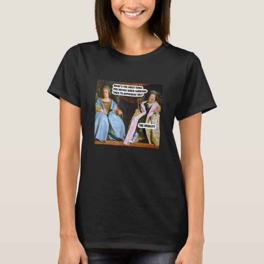 Wat merk je als iemand je benadert? t-shirt (Voorkant)